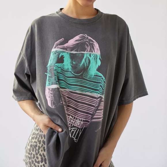 NWT Urban Outfitters MGK Machine Gun Kelly Oversize Tee Shirt / Dress S/M Z526-0 - Picture 2 of 4